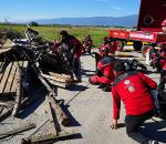 Koca Seyit Havalimanı'nda kurtarma tatbikatı