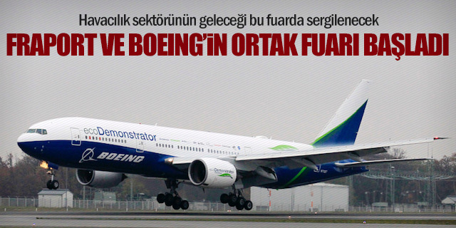 Boeing ecoDemonstrator European Expo başladı