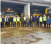 Esenboğa'da karla mücadele; Pilotlar teşekkür etti