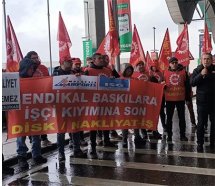 Sabiha Gökçen'de Nakliyat İş'ten protesto