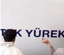 THY Teknik A.Ş 400. uçağa 'Tek Türek' isminin boyandığı anları paylaştı