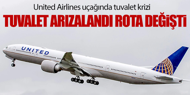 United uçağında 'tuvalet' krizi